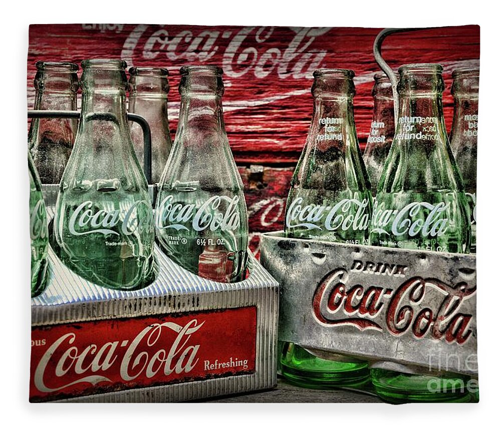 Coca-Cola Crate Delivery Man 1950s Wall Decal Vintage Style Kitchen